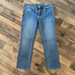 Buffalo David Bitton Straight Stretch "Jackson" Blue Jeans